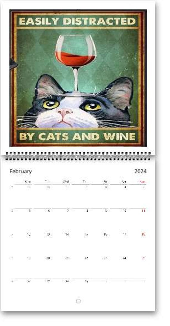 Agenda - Calendrier Drôles de chats 2024 - COLLECTIF - La librairie des  Halles