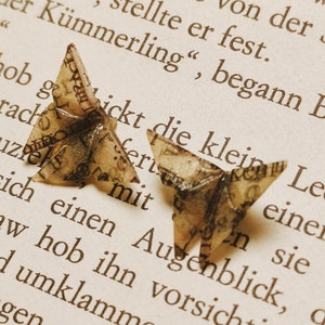 Origami butterfly earrings
