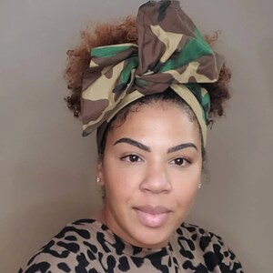 African Head Wrap, African Headwrap Accessory, Head Wrap for Black Women, African Head Scarf, African Head Band image 4