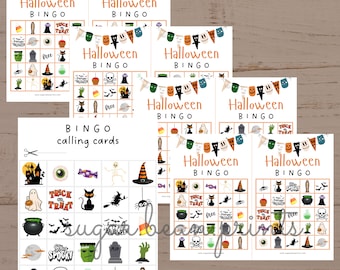 Halloween BINGO Printable | Fun Spooky Classroom Game | Kids Fall/Autumn Bingo Activity