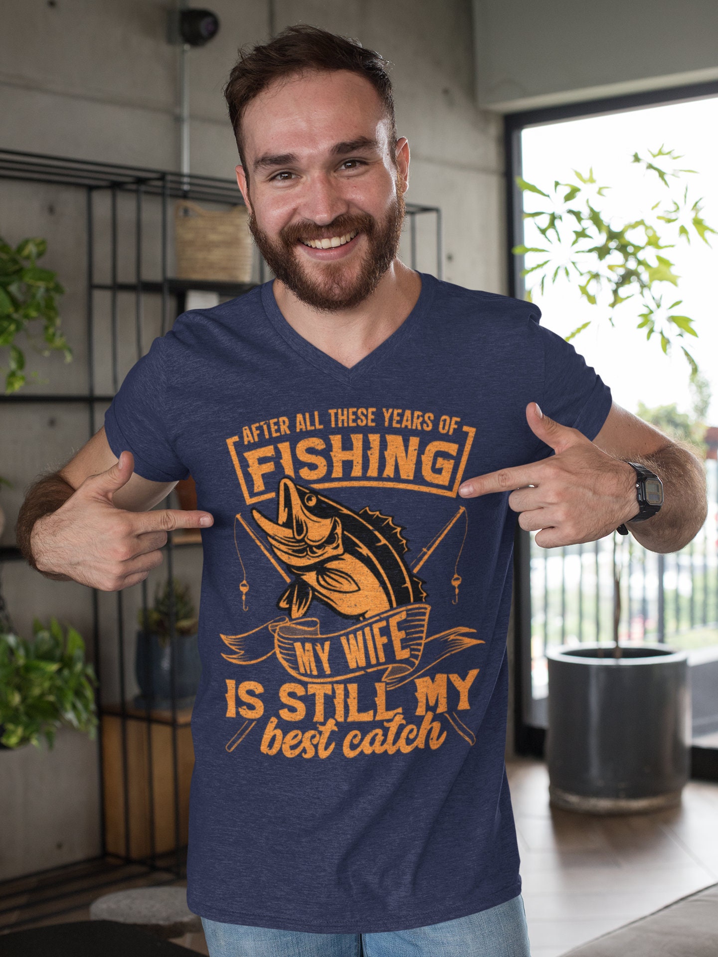 Funny Fishing T Shirt, Fisherman Shirt, Bass Fishing Shirt, Fish Lover Gift,  Husband Fishing Gifts for Men, Fishing Dad Vacation Shirt. 