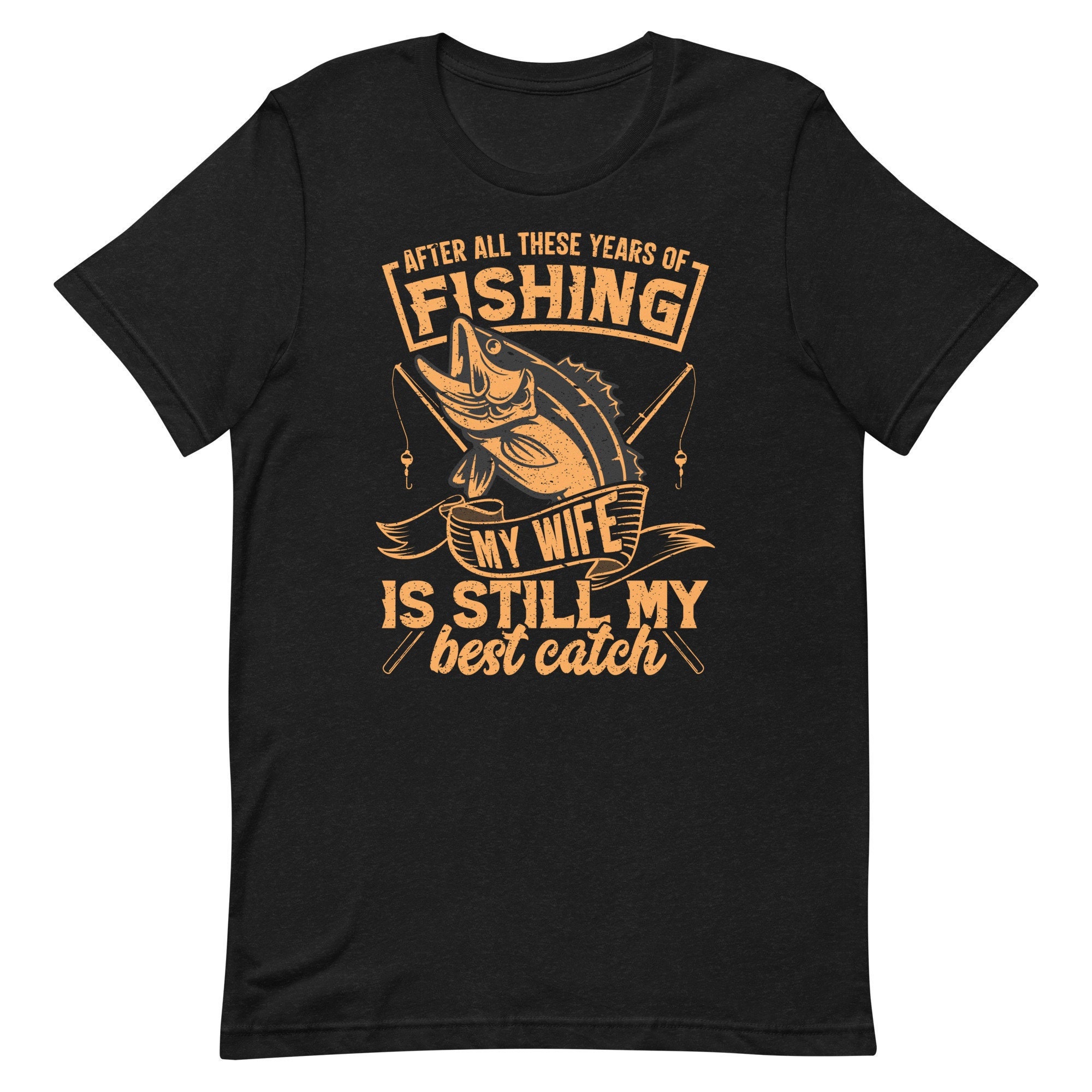 Mens XL Fishing Shirt O-Fish-Ally Best Dad Ever T Shirt Funny Short Sleeve