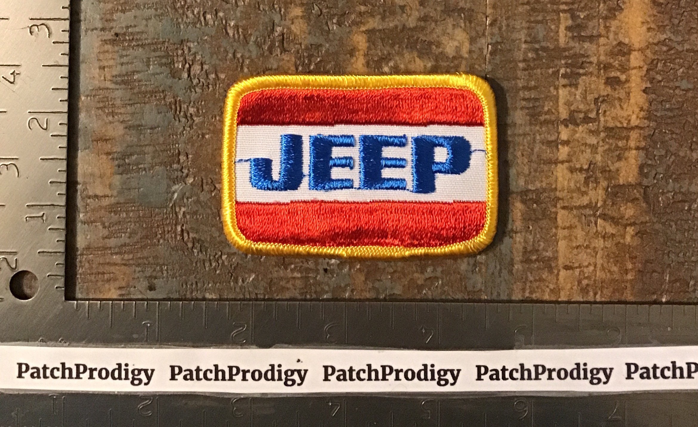Jeep Trail Rated 4x4 Hook and Loop Patch