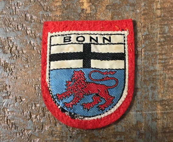 Vintage BONN Germany Coat Of Arms Crest Travel So… - image 2