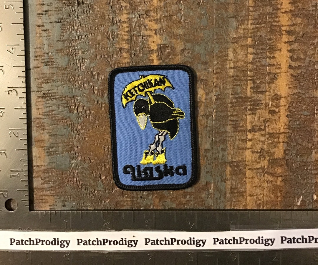 Vintage KETCHIKAN ALASKA Bird Umbrella Travel Souvenir Ironon Etsy