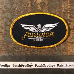 Vintage Fenwick Fishing Rods Reels Fish Equipment Company Logo Iron-on  Patch 