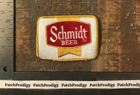 Vintage SCHMIDT Beer Brewing Company Logo Sew-On … - image 1