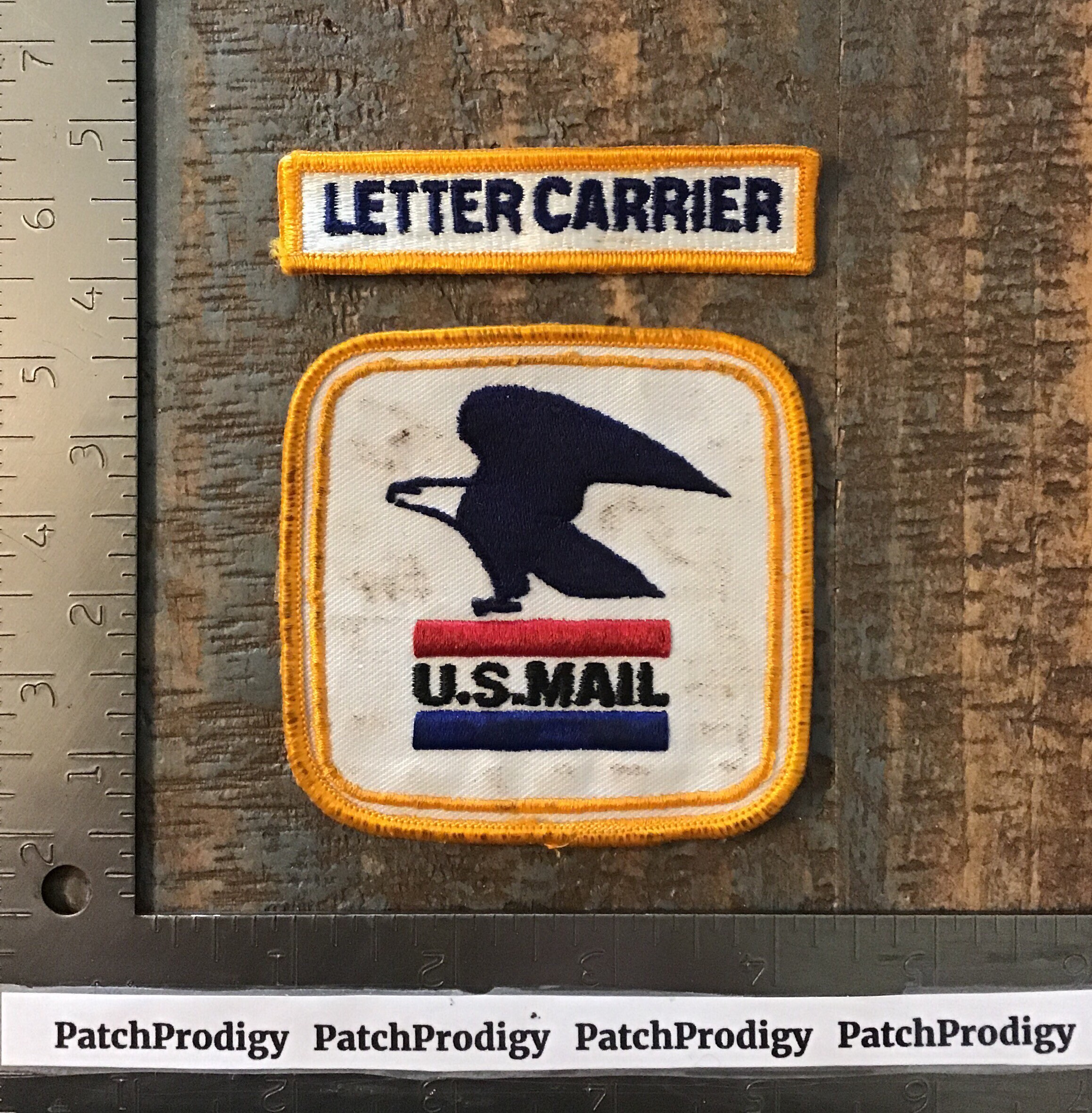 Vintage US Mail Postal Service Uniform Logo Patch Letter - Etsy España