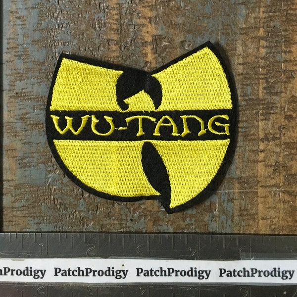 WU-TANG CLAN Rap Group Rappers Hip Hop Music Logo Iron-On Patch Wu Tang