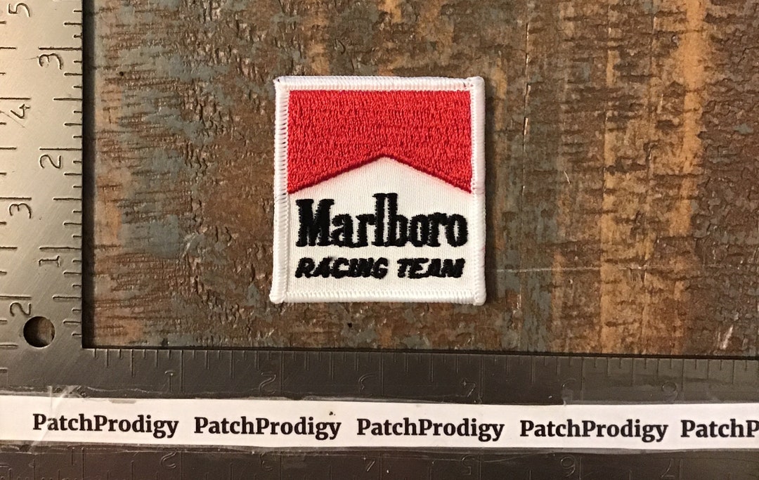 Malboro Racing Team Vintage Marlboro Racing Team Logo Iron-on Patch NASCAR Twill 1970's F1 ...