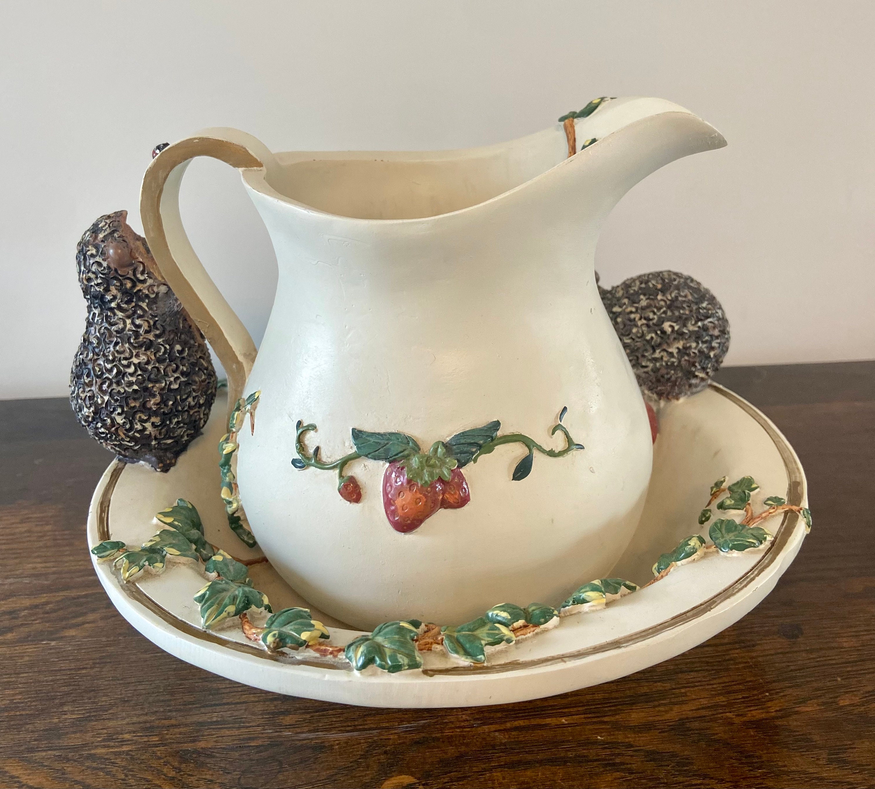 Rare Vintage 1980s Bramble and Clover by Innovations Hedgehog Etsy