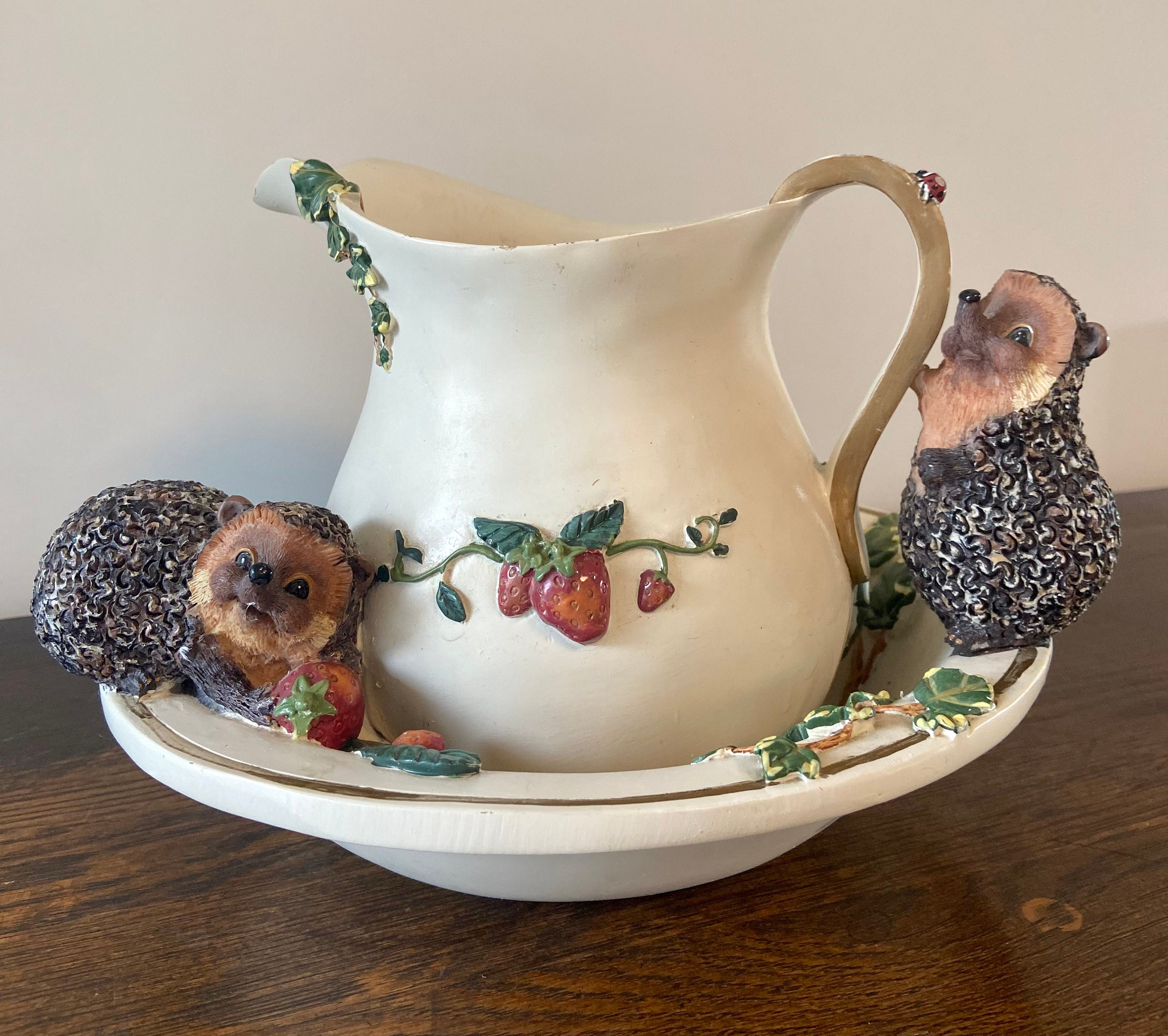 Rare Vintage 1980s Bramble and Clover by Innovations Hedgehog Etsy