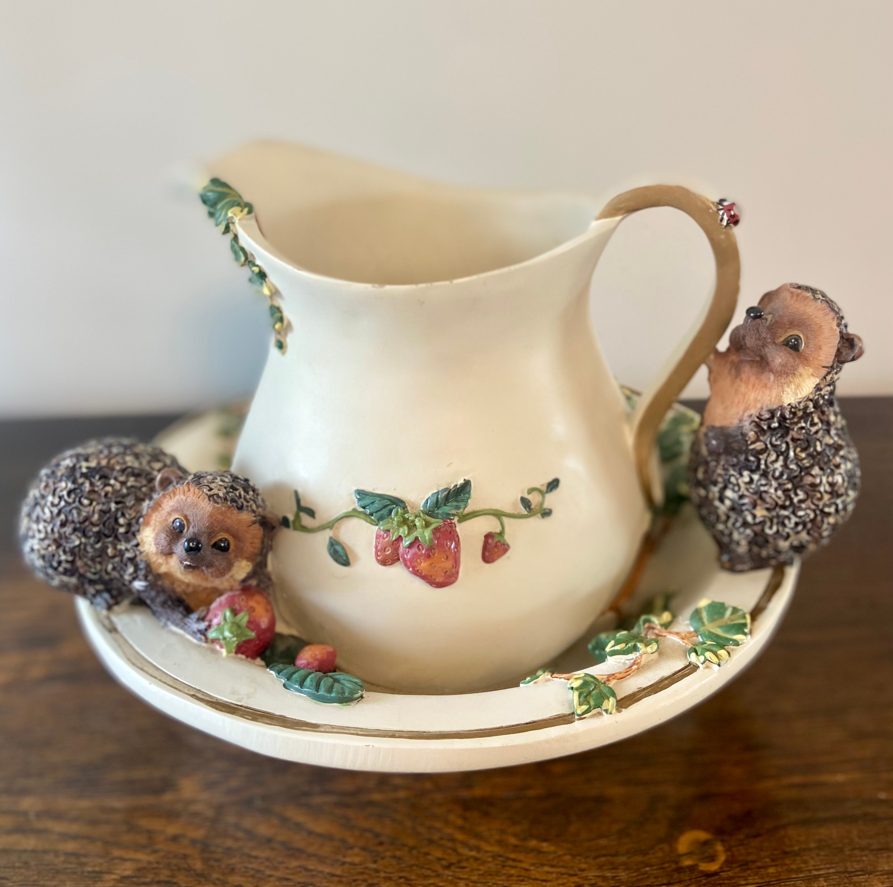 Rare Vintage 1980s Bramble and Clover by Innovations Hedgehog Etsy