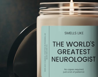 Regalo para neurólogo, huele a soja, el mejor neurólogo del mundo, regalo de graduación en neurología, regalos para neurólogos caninos, mejor amigo neurólogo
