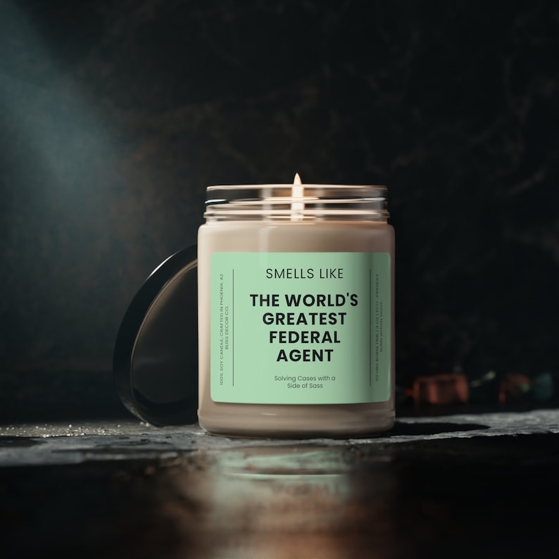 candle gift for federal agent