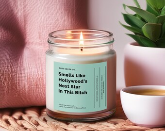 Good Luck acteur cadeau, beste acteur cadeau, aspirant-acteur cadeau, uniek acteur cadeau, voor mannelijke of vrouwelijke acteur, 9oz milieuvriendelijke sojawas kaars