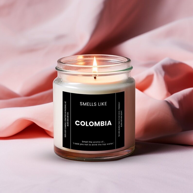 Smells like colombia candle
