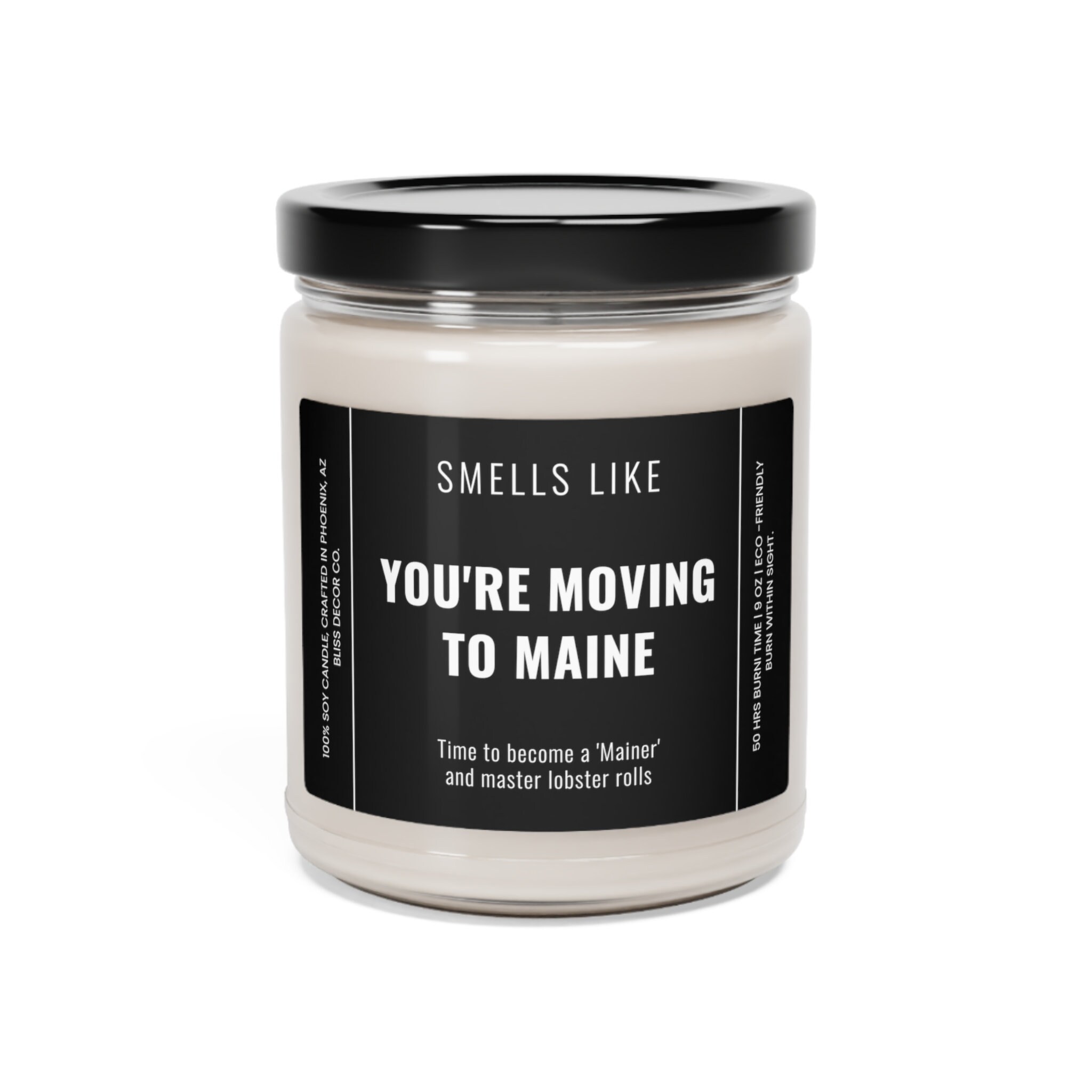 Maine Candle Smells Like You're Moving to Maine Soy Wax Etsy