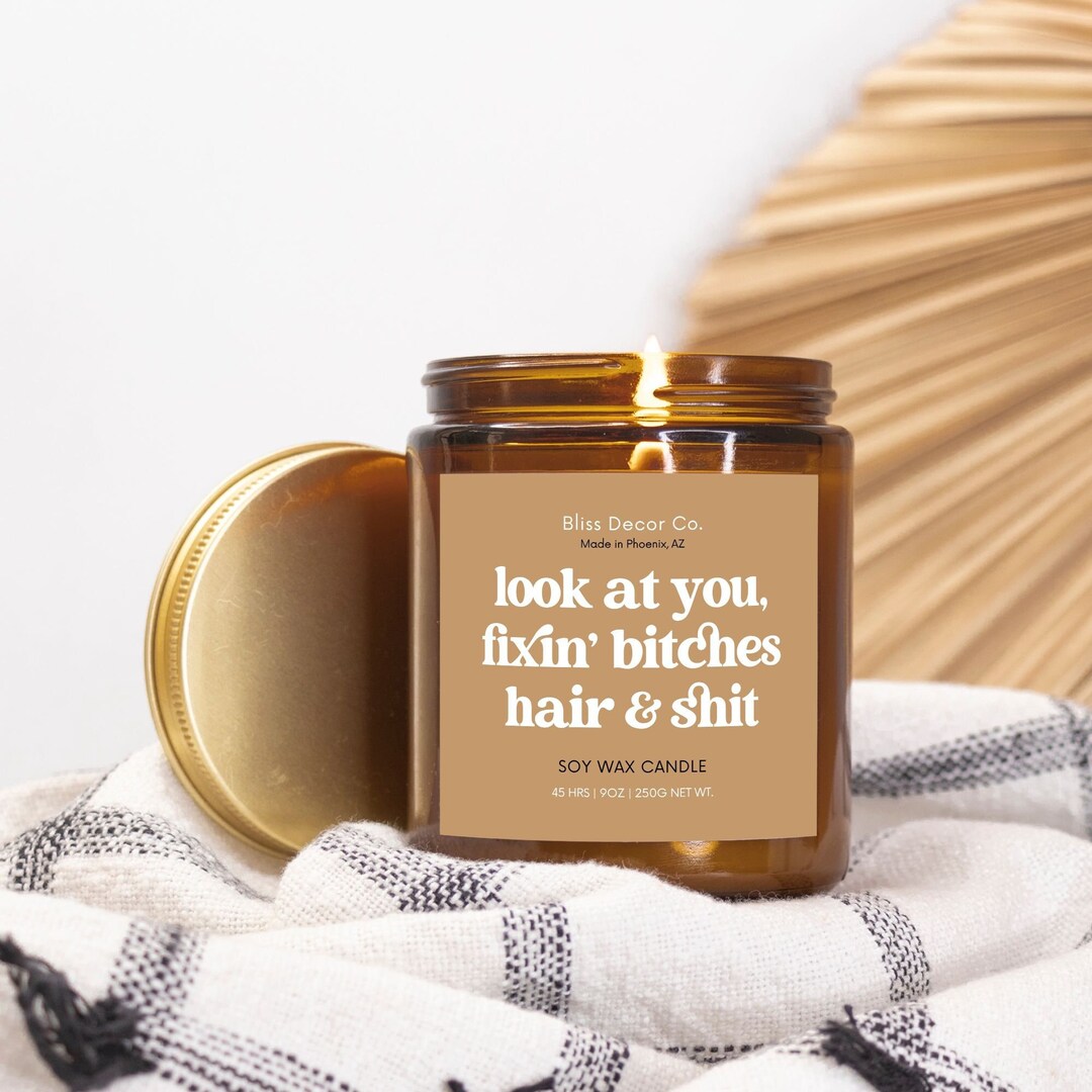 Look at You Fixin Hair, Hairstylist Gift Idea, Hairstylist Gift Candle, Hairdresser Gift, Gifts
