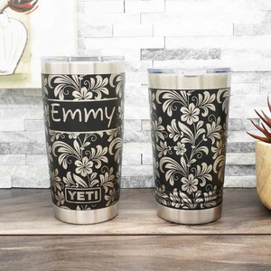 Personalized Yeti® Tumbler, Insulated Tumbler, Engraved Cup, Custom Tumbler  Cup, Polar Camel Mug, Monogram Tumbler, Yeti Rambler 