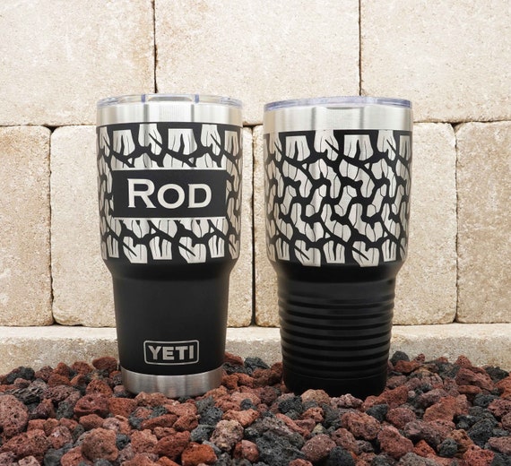 Laser Engraved YETI® or Polar Camel Tumbler Personalized with Name