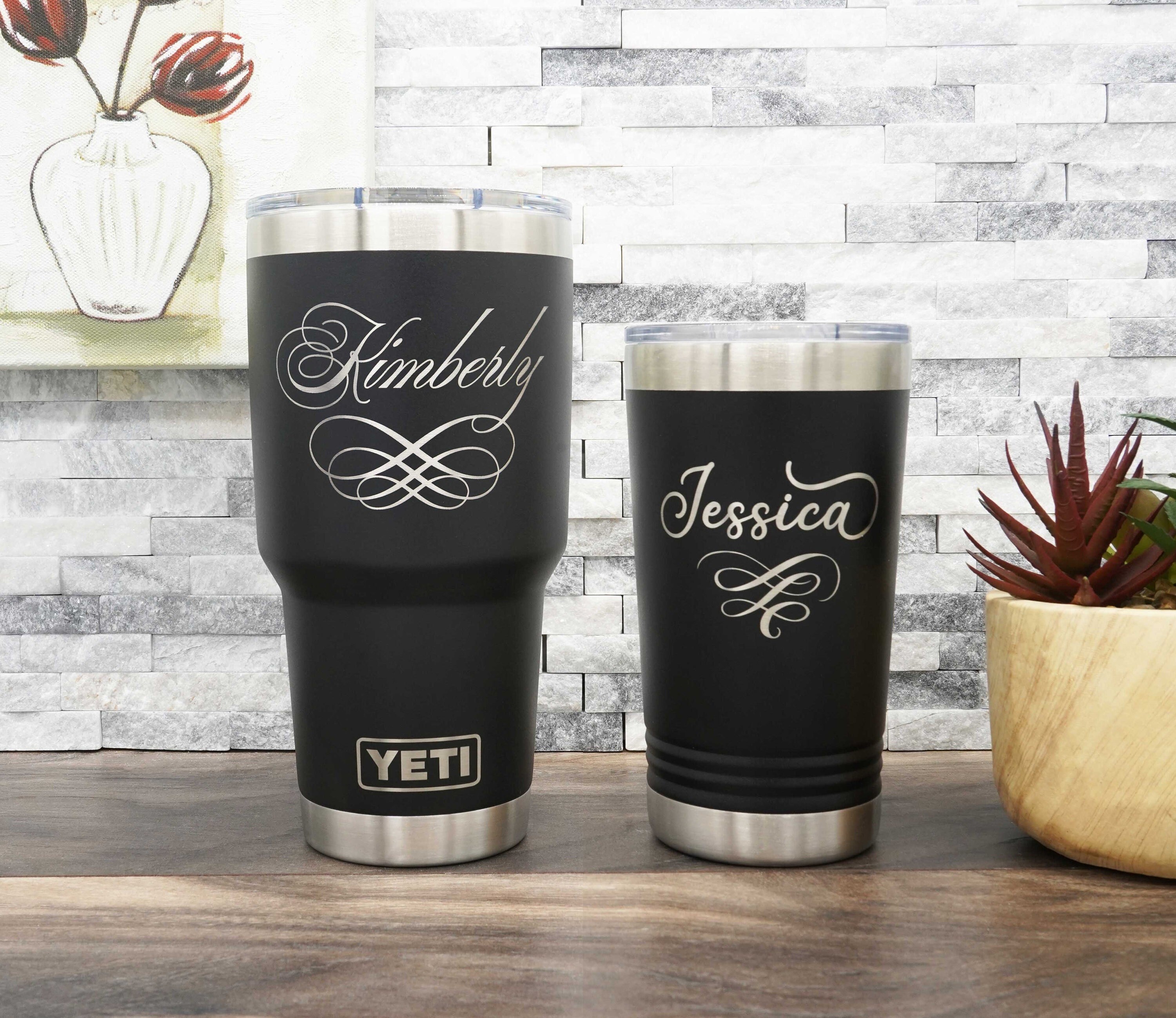 Personalized Yeti Rambler 35oz Canopy Green Custom Engraved Salt Life USA  Flag Insulated Travel Mug Yeti Tumbler -  Finland