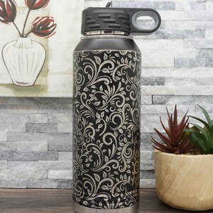 Personalized YETI® or Polar Camel Water Bottles Laser Engraved With ...