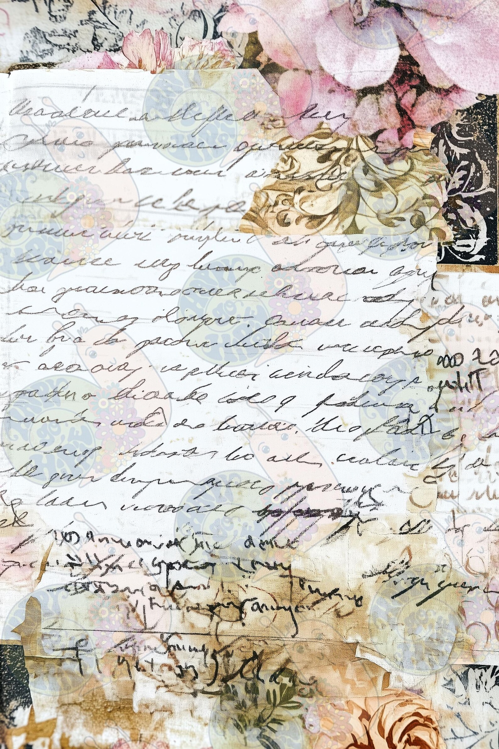 Antique Script Junk Journal Digital Papers (51 Images) - Etsy