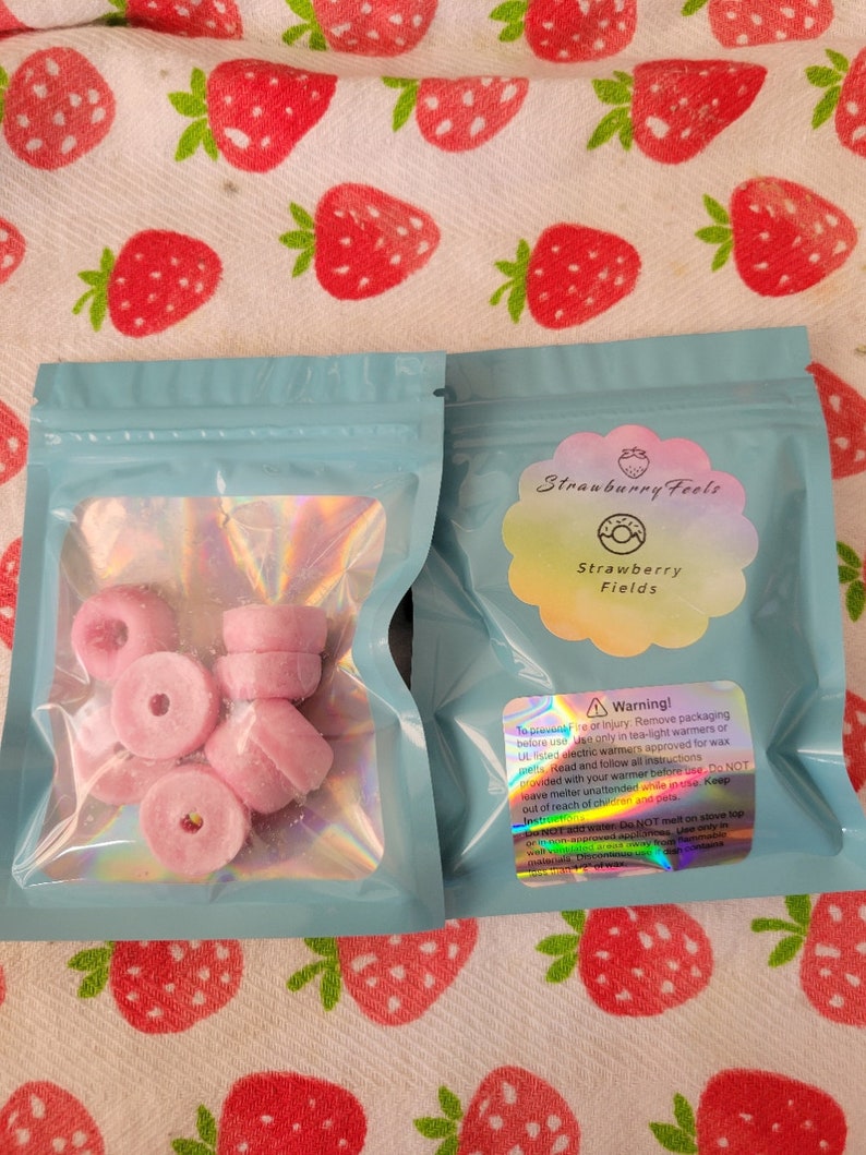 STRONG Strawberry Fields Scent Wax Melt Novelty Wax Meltvalentine's Day Gift Perfect Gift Fun
