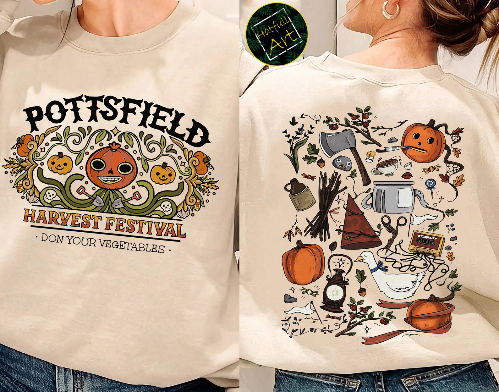 Over the Garden Wall Sweatshirt Vintage Halloween Crewneck Etsy