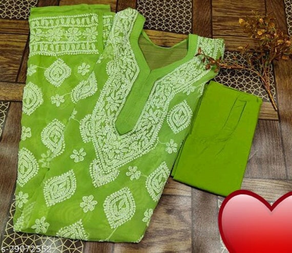 Chiffon kurti best sale tops
