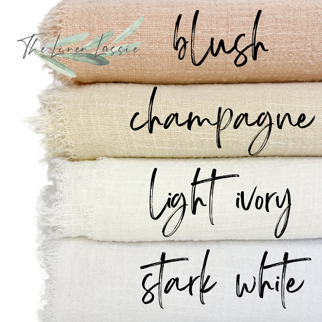 Premium Hand Dyed Gauze Table Runners Wedding Event Bridal Shower Boho Decor Home Dcor Cheesecloth Chiffon Linen Cotton