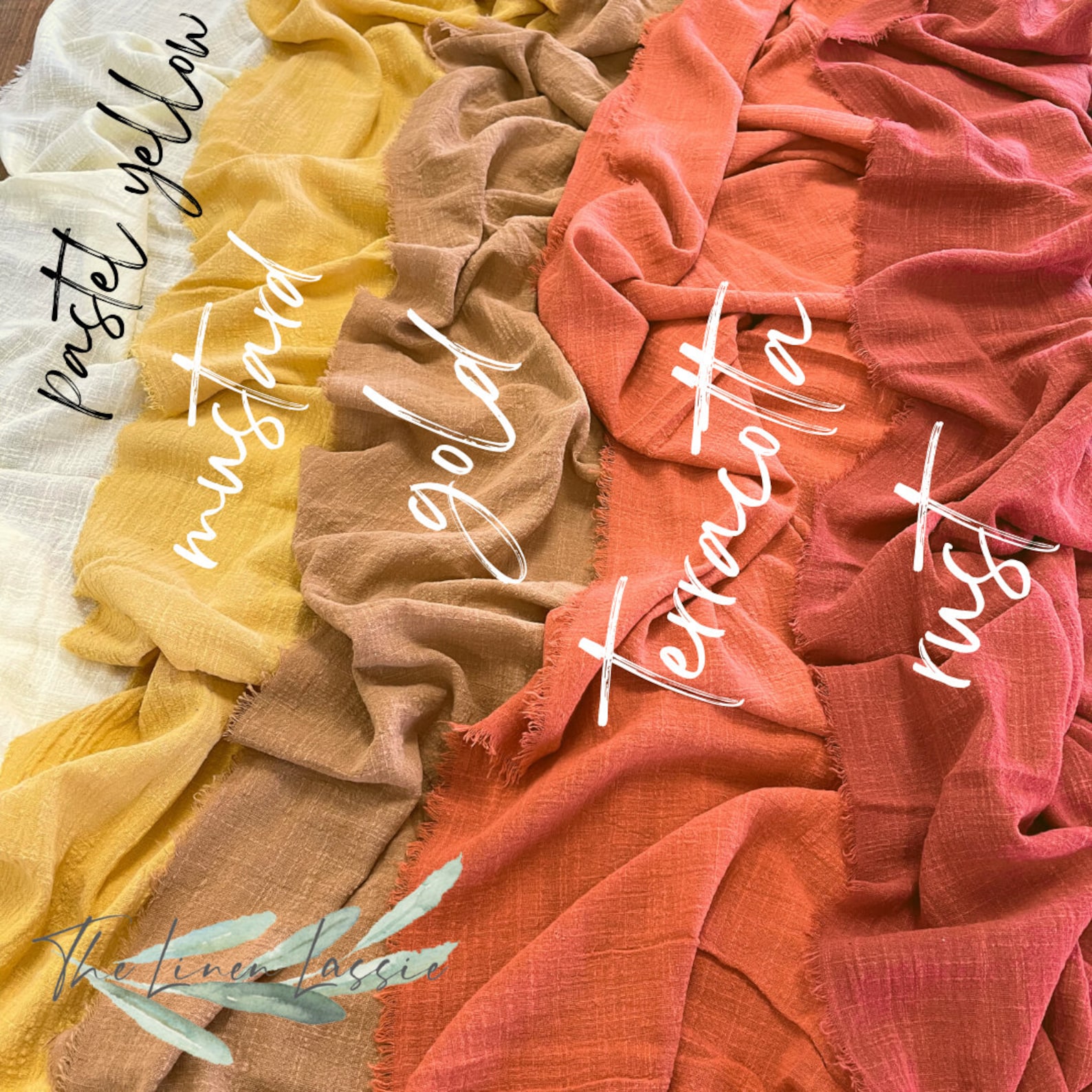 Premium Hand Dyed Gauze Table Runners Wedding Event Bridal Shower Boho