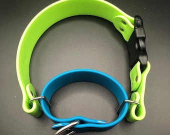 1.5" Heavy Duty Martingale Biothane Collar w/ Buckle