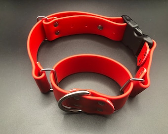 1.5" Heavy Duty Biothane Martingale Adjustable Collar w/ Buckle