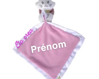 Personalized Marie cuddly toy