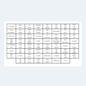 Buzzword Bingo Cards – Colorful Printable Bingo Cards 2 per Page - 500 ...