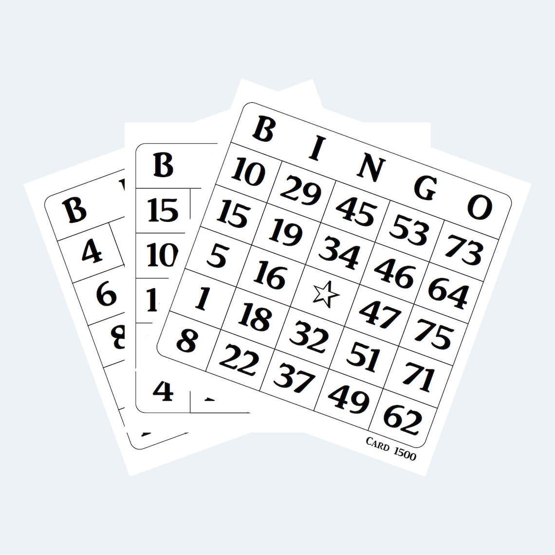 Printable Bingo Cards - 6 per Page - Instant Download - Etsy