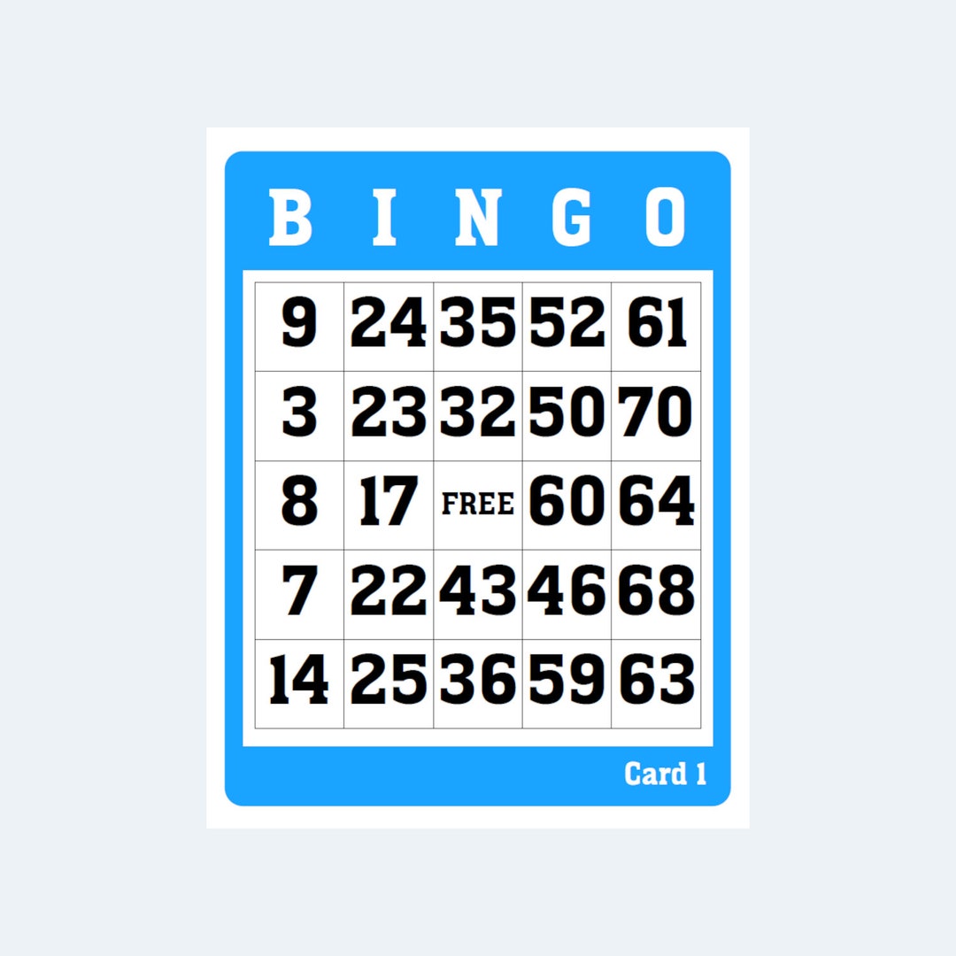 ヴィンテージBINGOチケット3色セット Bingo