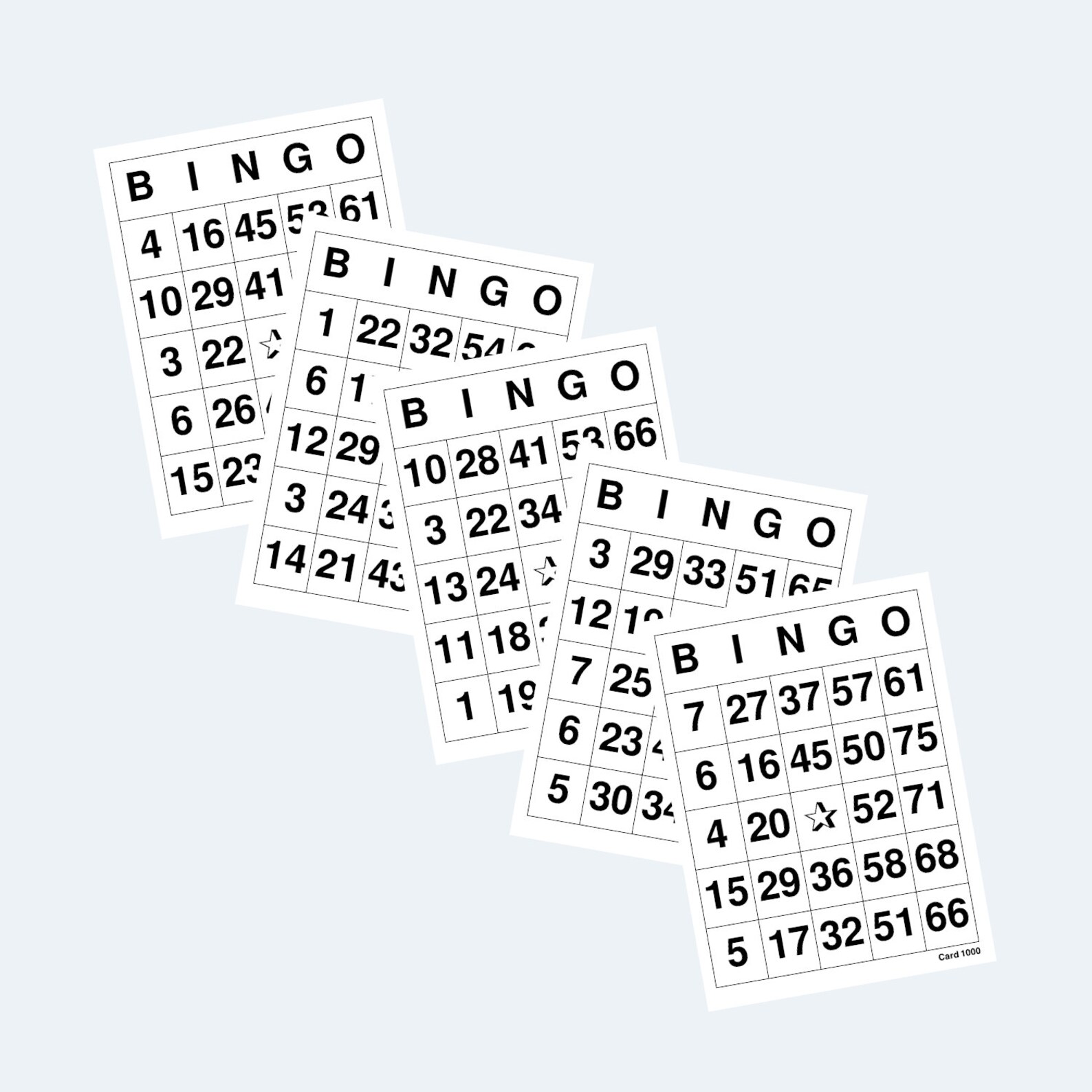 Bingo Cards Printable 1 To 75 Bingo Cards 4 Per Page Etsy Bingo Cards Printable 1 To 75 Bingo Cards 4 Per Page Etsy