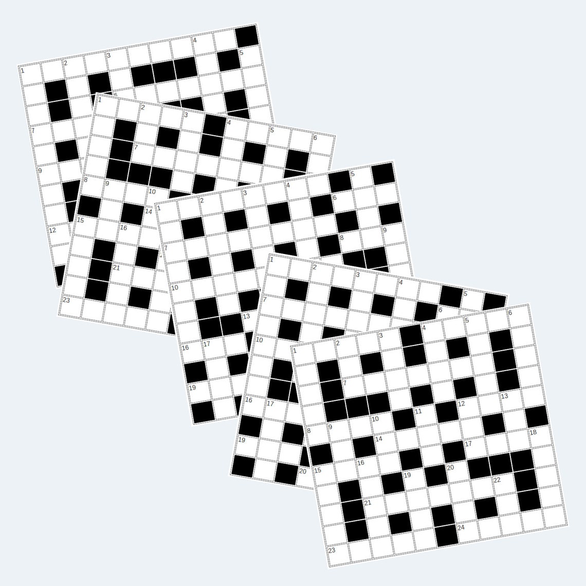 40 Printable Crossword Puzzles With Solutions Downloadable Printable ...
