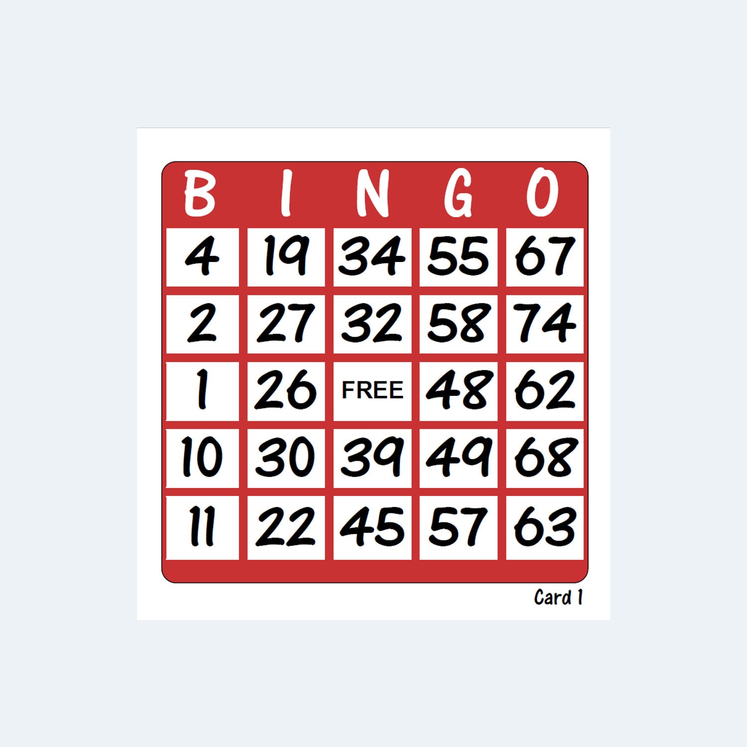 Printable Colour Bingo Cards – 6 per Page - Etsy