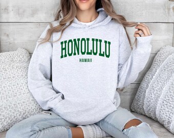 Honolulu Hawaii Hoodie | Vintage Style Pullover