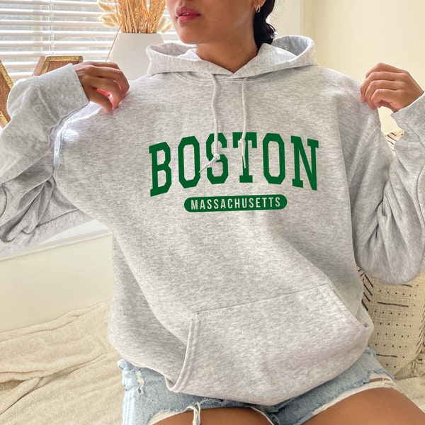 Boston Massachusetts Hoodie, Boston University Hoodie, Boston College Hoodie, State Boston Home Hoodie, Vintage Hoodie, America State Hoodie