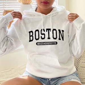 Boston Massachusetts Hoodie, Boston University Hoodie, Boston College Hoodie, State Boston Home Hoodie, Vintage Hoodie, America State Hoodie