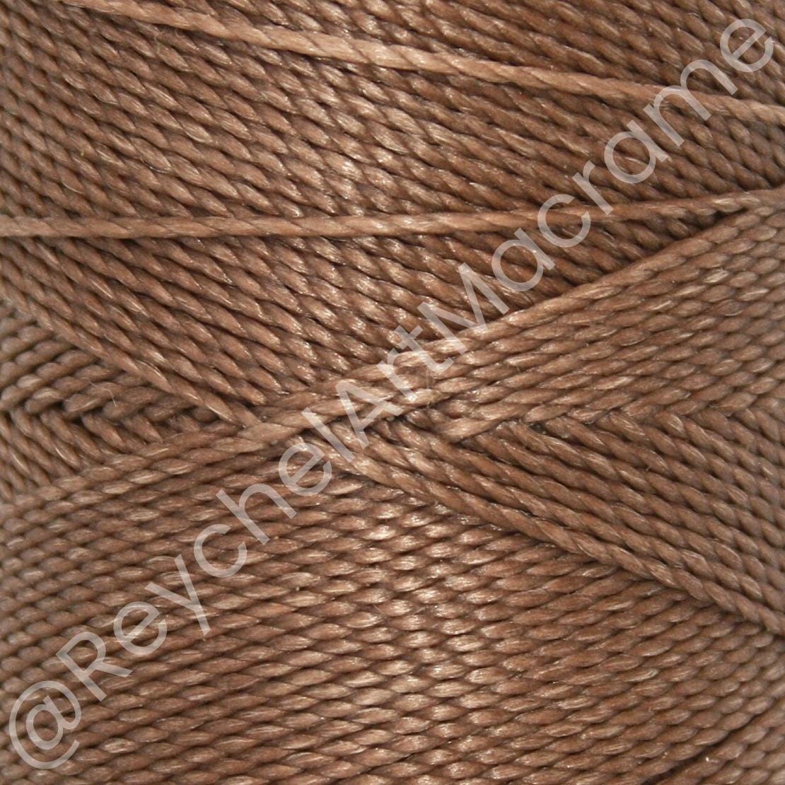 Waxed Wool Thread 168m Linhasita Waxed Thread 1mm Peanut Color, Macrame Thread, Waxed ...