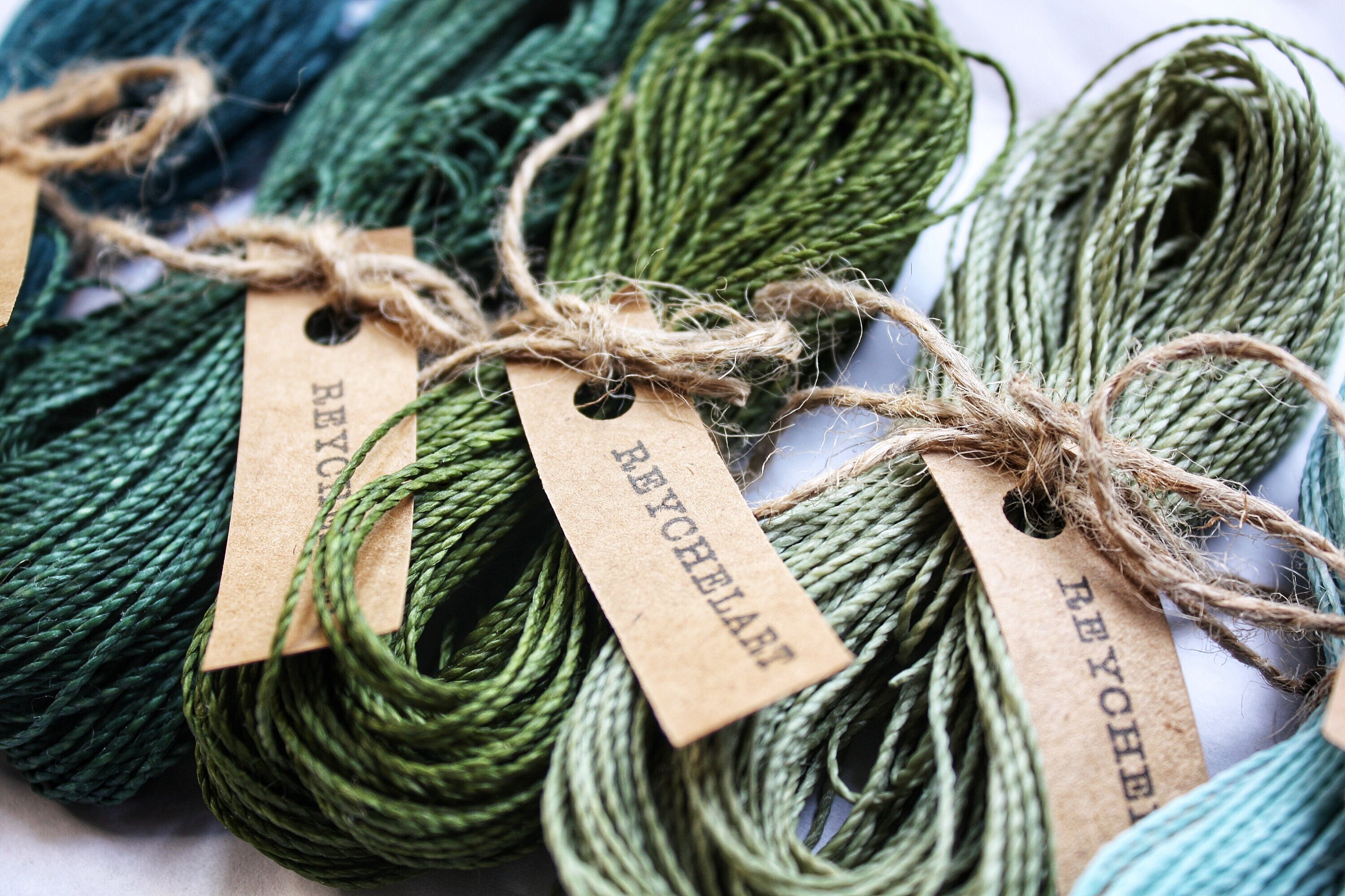 Emerald - 1.8mm - Hemp Rope by Hemptique (62.5 meter)