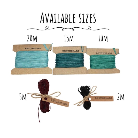 Whigetiy 16 Colors Waxed Hemp Cord 1mm 4 Cards Flax String Colored Wax Coated Thread Colorful Twine For Jewelry Bracelet Making
