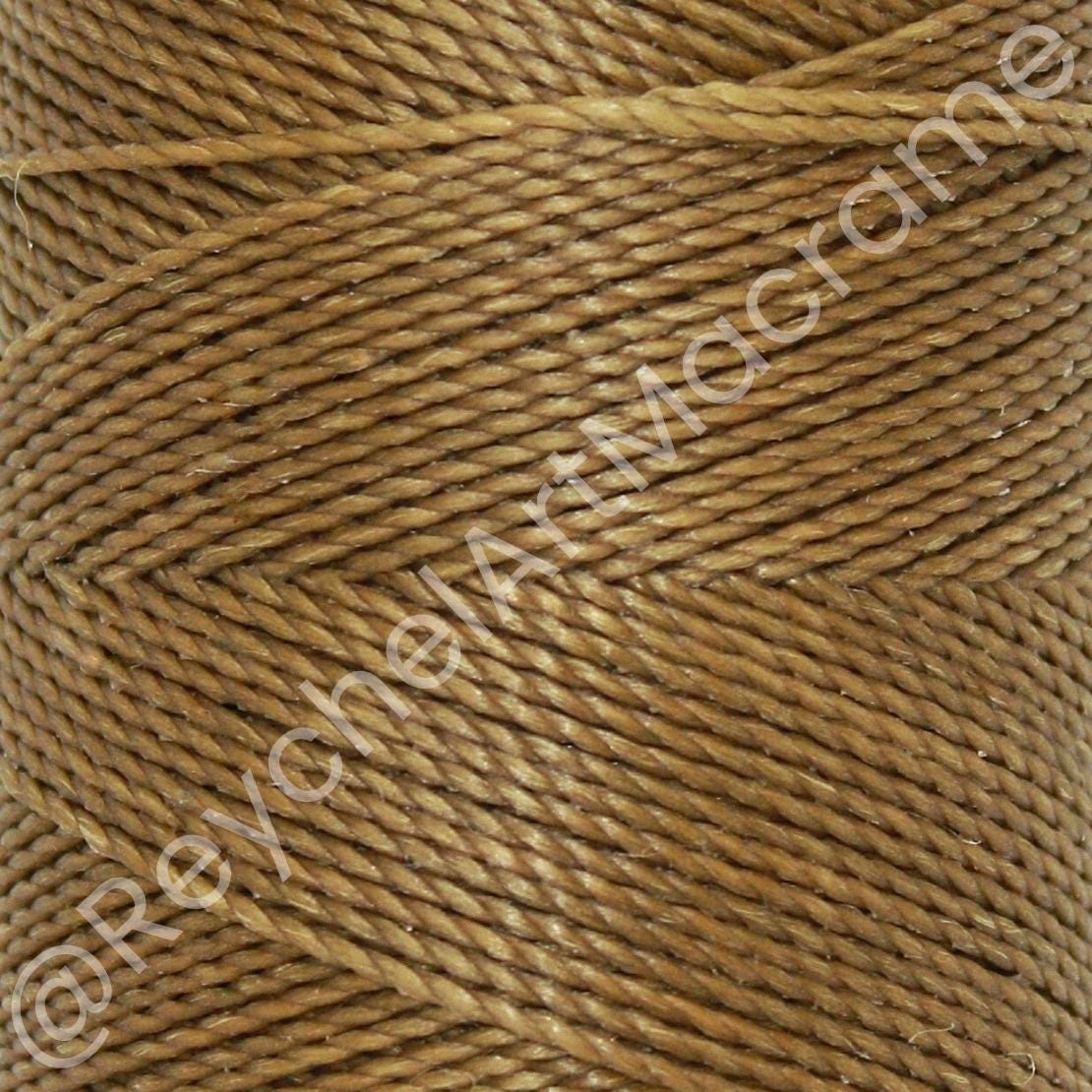 Waxed Wool Thread 168m Linhasita Waxed Thread 1mm Khaki, Macram Thread, Waxed Polyester ...