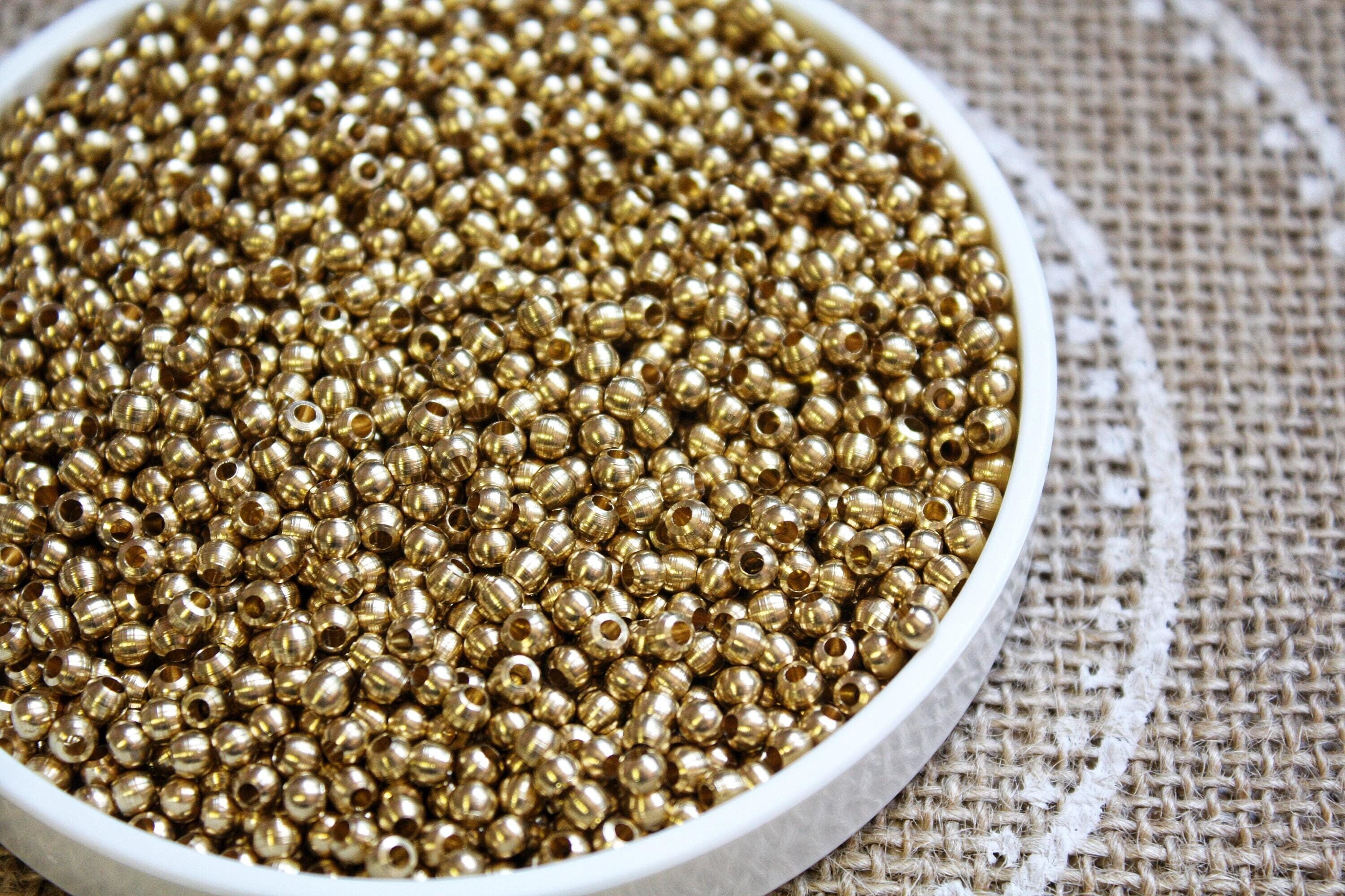 50 Perline Distanziatrici Rondelle In Ottone Anticato Da 6 Mm - Italia - Foto 6